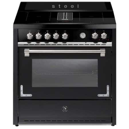 Steel Oxford Mistral 90 zwart RVS